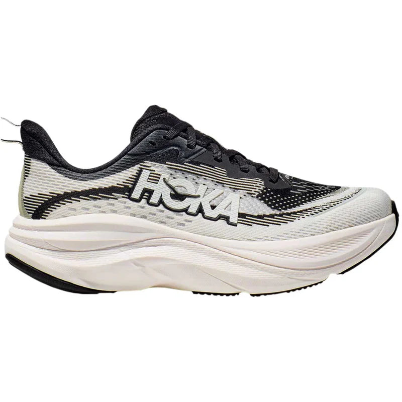Tenis Hoka Running SKYFLOW Blanco Negro